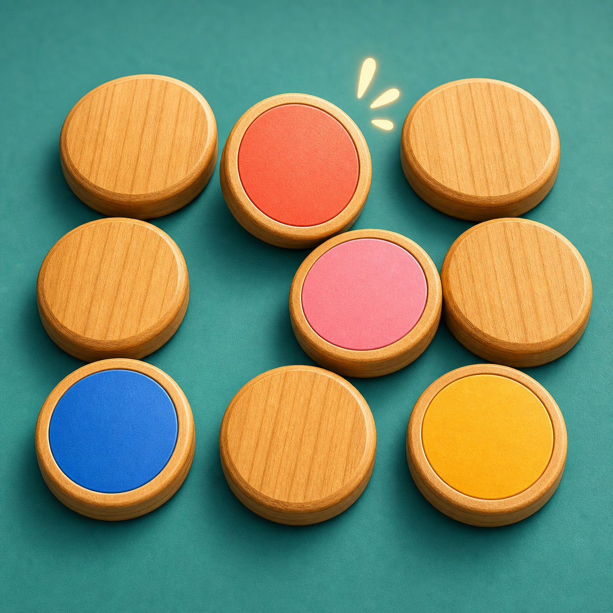 Color Memory Duel two-player memory game