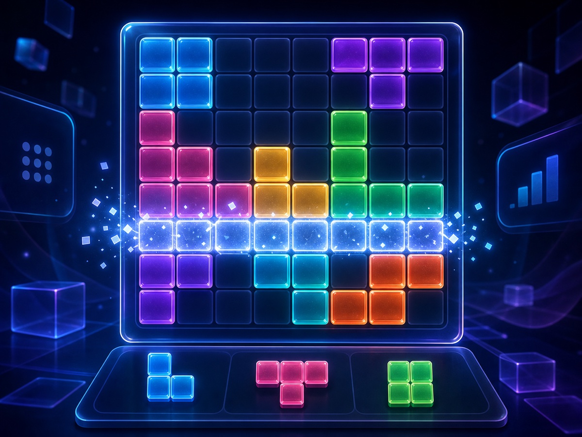 Block Grid Puzzle 8x8 browser puzzle game