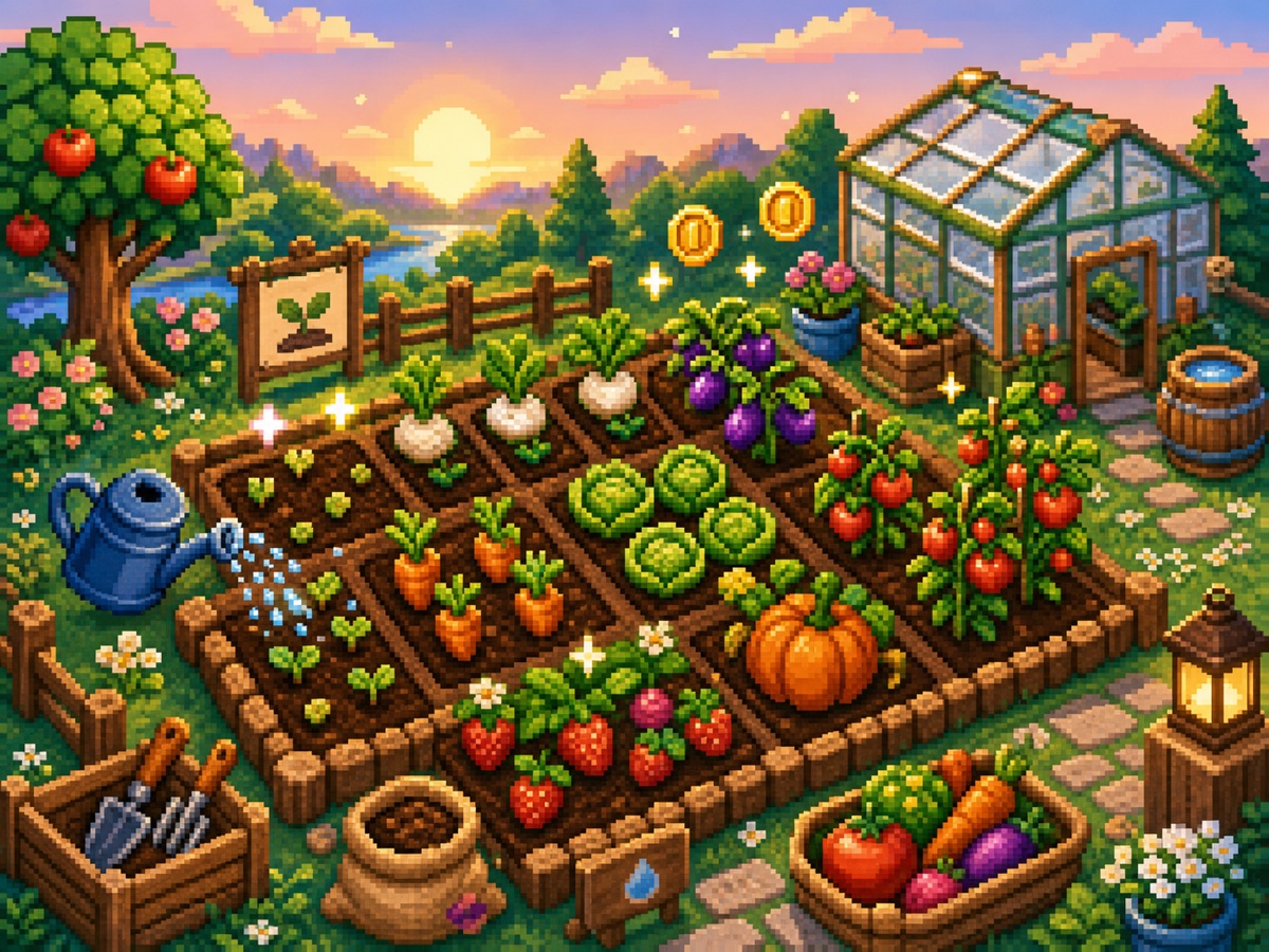 Tiny Garden Grower playable garden game