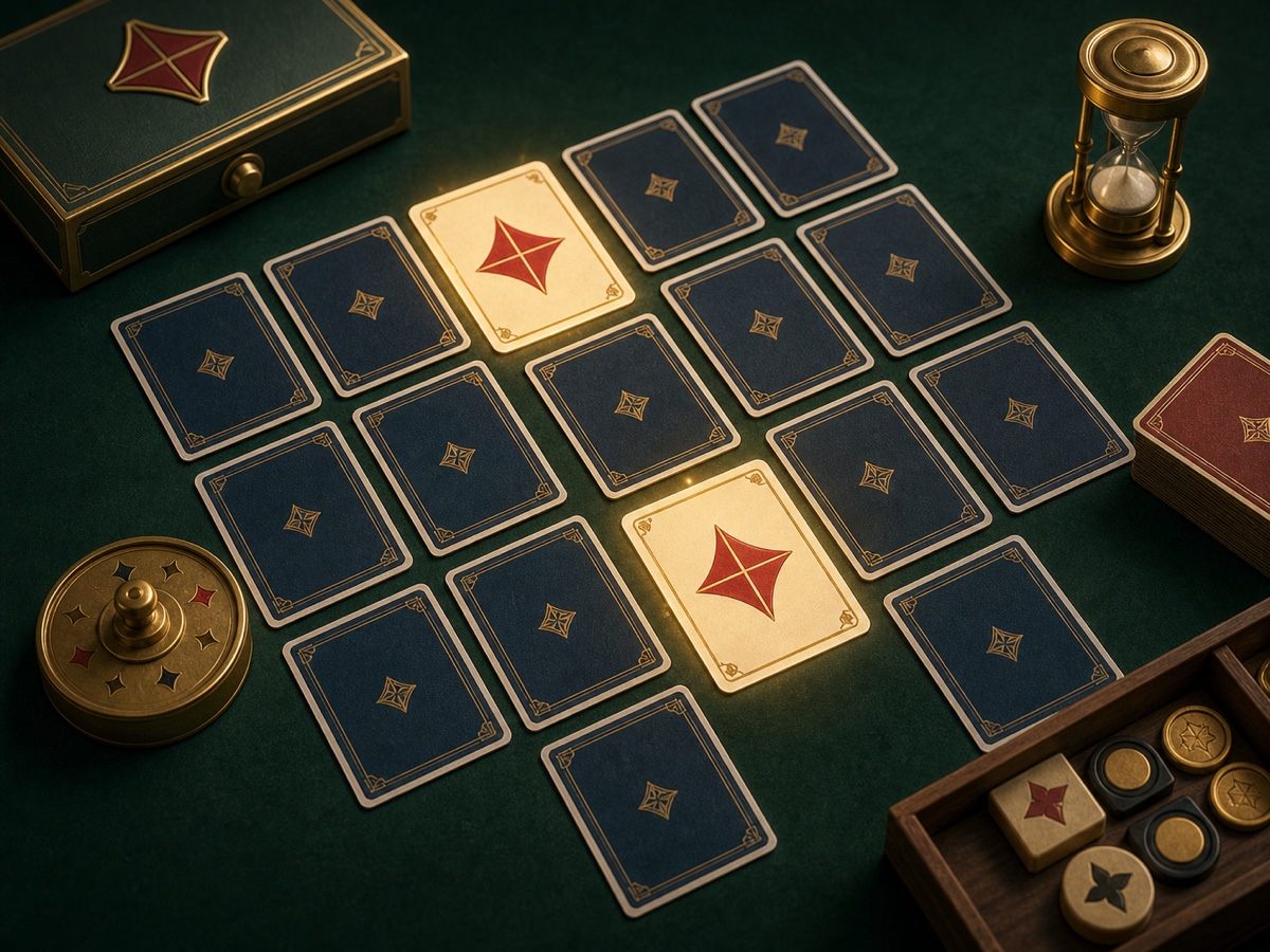 Memory Match Card Game online with playing cards