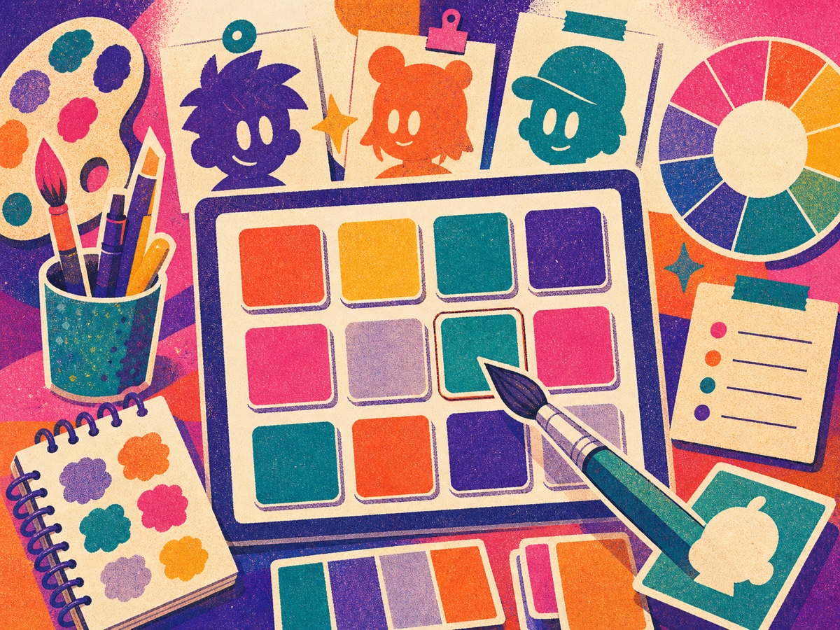 Toon Tone color guessing game with cartoon characters