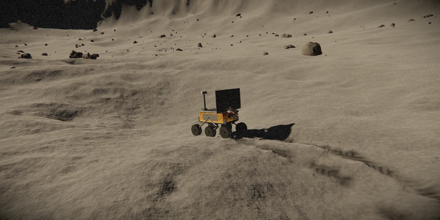 Moon Rover REGOLITH lunar exploration game